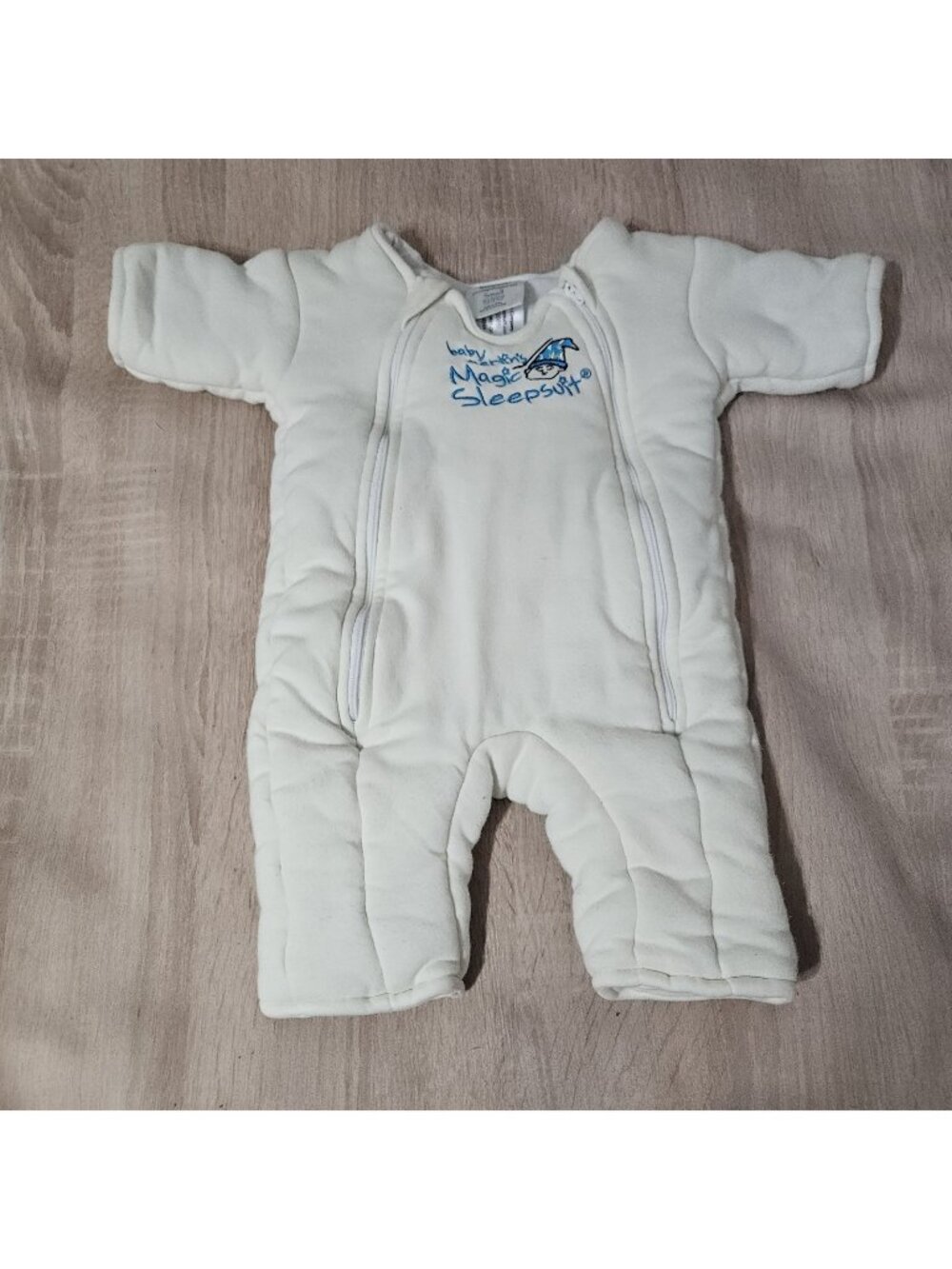 Baby Merlin's Magic Sleepsuit Yellow Cotton Transition Swaddle Small 3- 6 Months